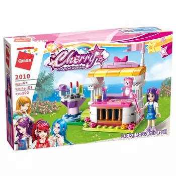Конструктор Qman "Розовый мир: Сувенирная лавка", деталей: 102 (C2008-C2011-3)