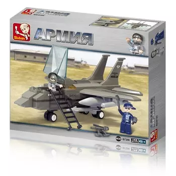 Конструктор SLUBAN "Армия: Самолёт "F-15", деталей: 142 (M38-B7200)
