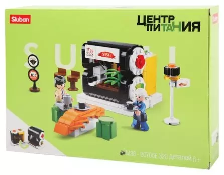 Конструктор SLUBAN "Фуд-корт: Суши", деталей: 320 (M38-B0705E)