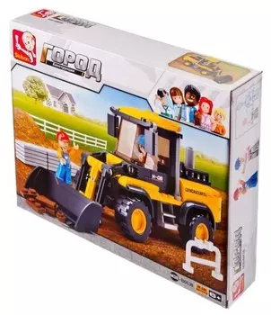 Конструктор SLUBAN "Город: Бульдозер", деталей: 212 (M38-B0538)