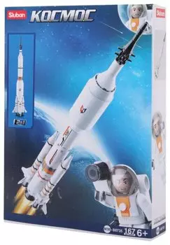 Конструктор SLUBAN "Космос: Ракета", деталей: 167 (M38-B0735)