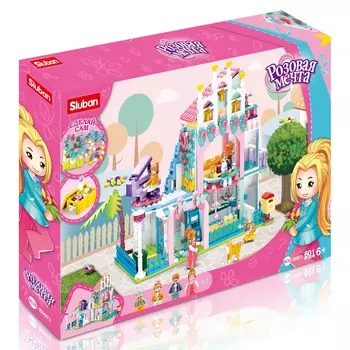 Конструктор SLUBAN "Розовая мечта: Летние апартаменты", деталей: 601 (M38-B0973)
