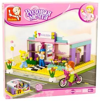 Конструктор SLUBAN "Розовая мечта: Салон красоты", деталей: 243 (M38-B0526)