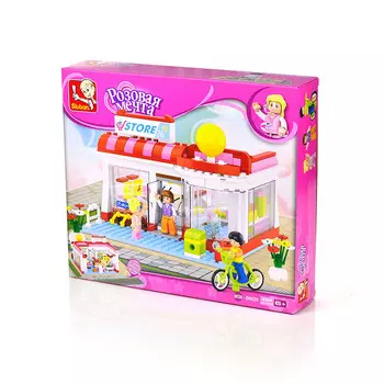 Конструктор SLUBAN "Розовая мечта: Супермаркет", деталей: 289 (M38-B0529)