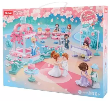 Конструктор SLUBAN "Свадьба: Фуршет", деталей: 353 (M38-B0768)