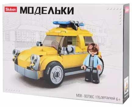 Конструктор SLUBAN "Транспорт: Жук", деталей: 176 (M38-B0706C)