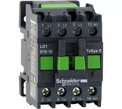 Контактор 6A 220В, AC, 1НО, SCHNEIDER ELECTRIC TeSys E SchE (LC1E0610M5)
