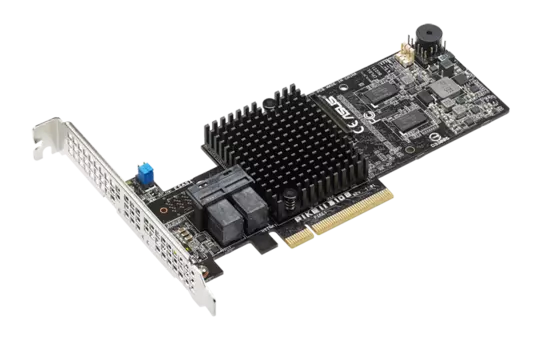 Контроллер ASUS PIKE II 3108-8I/16PD/2G, SAS/SATA 12G, 8-port (miniSAS HD), RAID 0/1/5/6/10/50/60, 2Gb, PCI-Ex8, SGL (90SC07N0-M0UAY0)