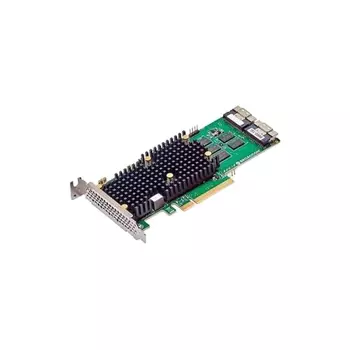 Контроллер Broadcom 9660-16i, SAS/SATA/NVMe 24G, 16-port (SlimSAS), RAID 0/1/5/6/10/50/60, 4Gb, PCI-Ex8, SGL (05-50107-00)