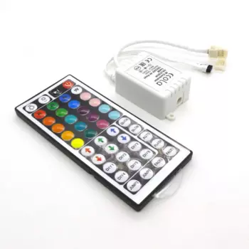 Контроллер Ecola LED strip 144/288 Вт для светодиодной ленты, с большим инфракрасным пультом управления, белый (CRL144ESB)