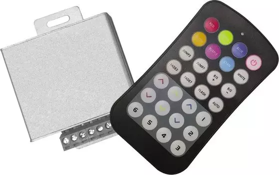 Контроллер Gauss BT621 240 Вт для светодиодной ленты, серебристый (BT621)