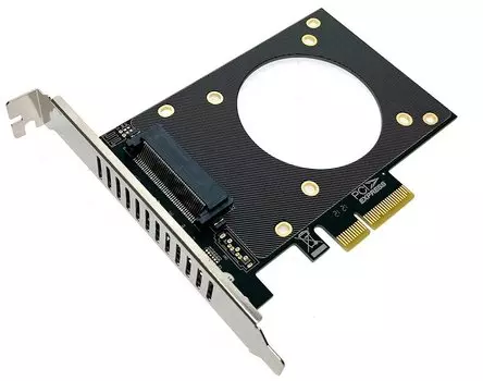 Контроллер PCI-E Espada, внутренние порты: U2 SFF-8639, PCI-E (PCIEU2A ver2)