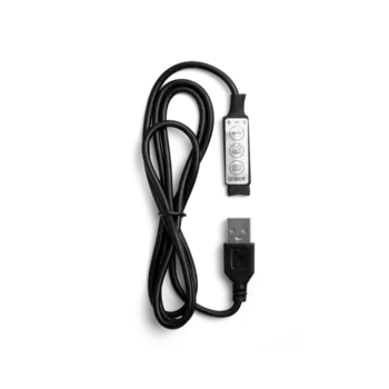 Контроллер Wolta WLC-C/01 72 Вт для светодиодной ленты, USB, без ПДУ, черный (WLC-C/01)