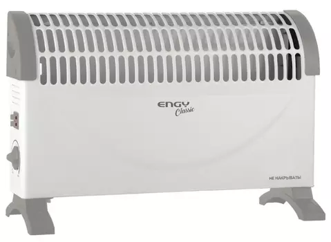 Конвектор 1.5кВт 20м, 220В, напольная, настенная, механическое управление, термостат, белый, Engy EN-1500A (004257)