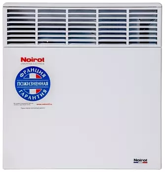 Конвектор Noirot CNX-4 Plus 1.5 кВт 20 м, 220В, напольно-настенный, механическое управление, термостат, белый