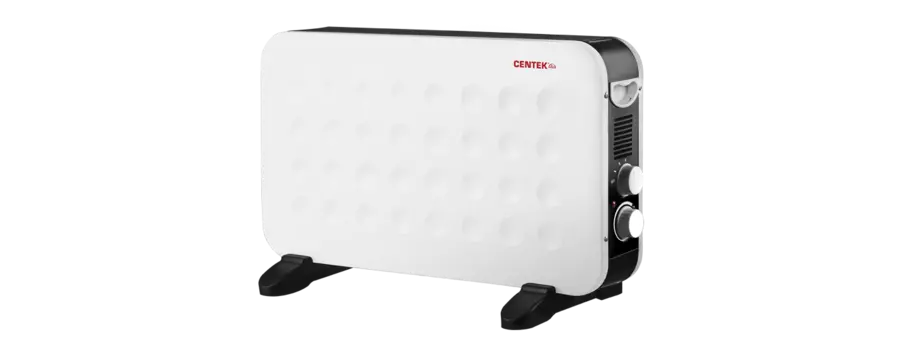 Конвектор CENTEK Air CT-6125 2 кВт 25 м, 220В, инверторный, напольно-настенный, механическое управление, термостат, белый/черный
