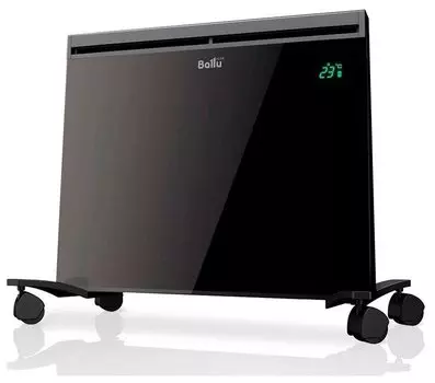 Конвектор Ballu Plaza Solar 1.3 кВт 15 м, 220В, напольный, электронное управление, термостат, черный (BIHP/S-1300)