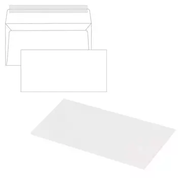 Конверт Ряжская Печатная Фабрика E65/DL, стрип, офсетная бумага, 1000шт