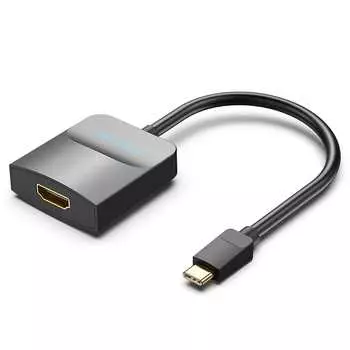 Конвертер Vention TDC, USB 3.1 Type-C(M)-HDMI (19F), черный (TDCBB)