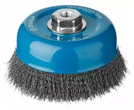Кордщетка для ушм (болгарки) Зубр Профессионал 150мм, чашеобразная, витая, сталь, 1шт. (35261-150_z02)