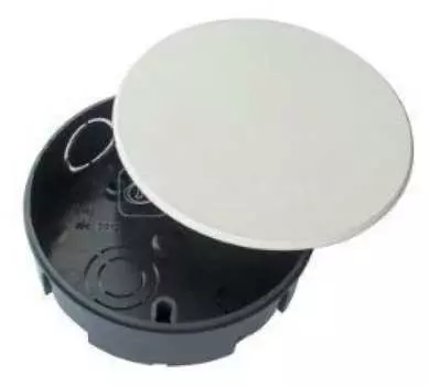 Коробка распределительная круглая, 10.6 см, глубина 2.1 см, скрытый монтаж, IP30, с крышкой, Schneider Electric У-191 (U191)