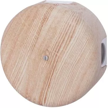 Коробка распределительная круглая, 11 см, глубина 3.5 см, наружный монтаж, IP20, вводов:4, карельская сосна, Bironi ЛИЗЕТТА B1-522-13-K (B1-522-13-K)