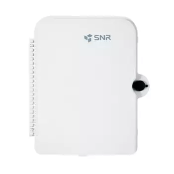 Коробка распределительная оптическая SNR, 2 ввода, 24 отвода, пластик, серый (SNR-FTTH-FDB-24L)