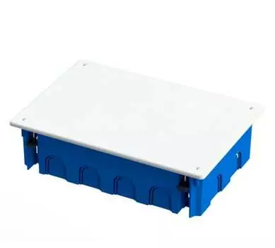 Коробка распределительная прямоугольная 25.6 см x 17.1 см, глубина 7 см, скрытый монтаж, IP20, вводов:14, с крышкой, Промрукав (80-0980)