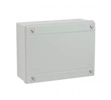 Коробка распределительная прямоугольная 30 см x 22 см, глубина 12 см, наружный монтаж, IP56, с крышкой, DKC (54310)