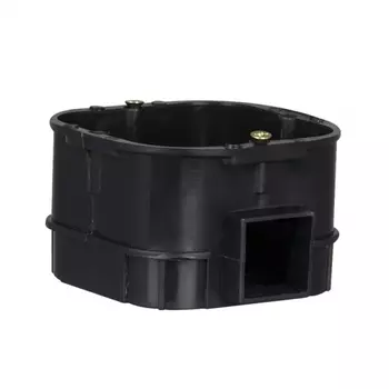 Коробка установочная EKF PROxima КМТ-010-003, модулей: 1, мест: 1, 6.8 см x 4.2 см, для твердых стен сам. ст.уз, черный (plc-kmt-010-003)