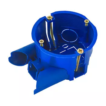 Коробка установочная GUSI Electric Standart, мест: 1, 6.8 см x 4.5 см, для полых стен, синий (С3Е3 КК Евро)