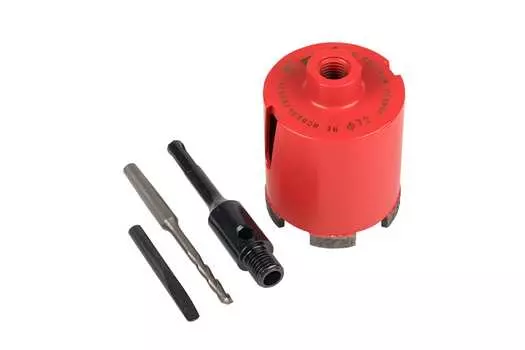 Коронка алмазная по бетону EKF Expert Laser M16 7.2 см, хвостовик: M16/SDS-plus, бетон, камень, кирпич (dch-72-m16)