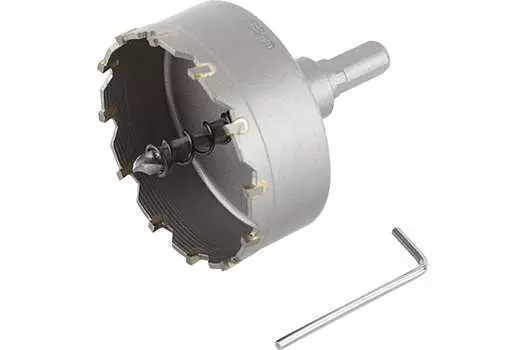 Коронка FIT Профи 6.8 см, хвостовик: шестигранник, инструментальная сталь с твердосплавными карбидными вставками, нержавеюзая сталь до 3 мм, алюминий , сталь, латунь до 10 мм (36854)