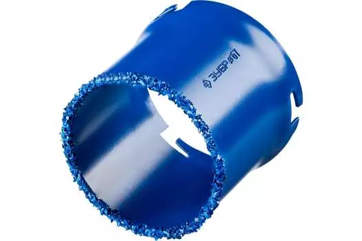 Коронка кольцевая Зубр ПРОФЕССИОНАЛ 6.7 см, хвостовик: держатель, карбид вольфрама, гипс, кирпич, плитка, бетон (33350-67_z01)