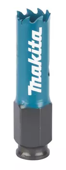 Коронка Makita BI-M 1.7 см, хвостовик: шестигранник, биметалл, кобальт 8%, алюминий, сталь, нержавеющая сталь, никель, цинк, пластик ПВХ, дерево (B-31706)