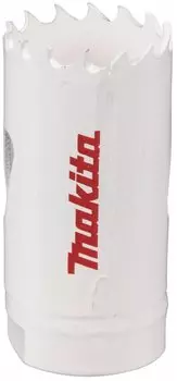 Коронка Makita BI-M 2.5 см, хвостовик: шестигранник, биметаллическая, алюминий, дерево, пластик, сталь (D-17033)