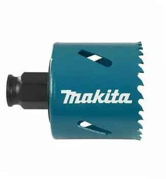 Коронка Makita BI-M 4.6 см, хвостовик: шестигранник, биметалл, кобальт 8%, алюминий, сталь, нержавеющая сталь, никель, цинк, пластик ПВХ, дерево (B-31734)