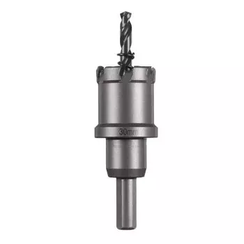 Коронка Milwaukee 3 см, хвостовик: 3х гранный 13мм, твердосплавная, сталь прочностью не более 1200 Н/мм толщиной до 4 мм, нержавеющая сталь толщиной до 2 мм, алюминий, цинк, медь, чугун, стекловолокно, ПВХ (4932479041)