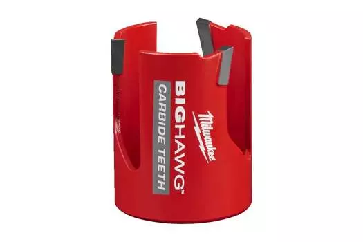 Коронка Milwaukee Big Hawg 5.4 см, хвостовик: 5/8 дюйма, кирпича, газобетонных блоков, блоков из песчаника твердостью до 30 Н/мм, ДСП, ДВП, фанеры, МДФ средней твердости, пластика и ДСП с пластиковым покрытием (4932464926)