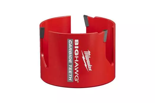 Коронка Milwaukee Big Hawg 9.2 см, хвостовик: 5/8 дюйма, кирпича, газобетонных блоков, блоков из песчаника твердостью до 30 Н/мм, ДСП, ДВП, фанеры, МДФ средней твердости, пластика и ДСП с пластиковым покрытием (4932464933)
