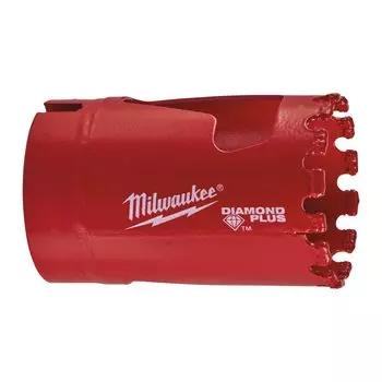 Коронка Milwaukee Diamond Plus 3.2 см, хвостовик: 5/8" Х 18, алмазная, фарфор, керамогранит, керамическая плитка, чугун, стекловолокно (49565620)