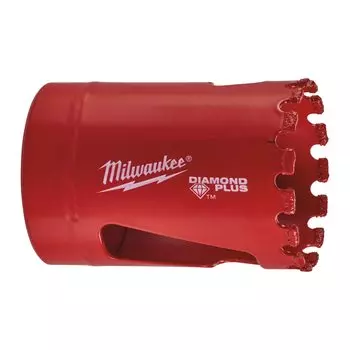 Коронка Milwaukee Diamond Plus 3.5 см, хвостовик: 5/8" Х 18, алмазная, фарфор, керамогранит, керамическая плитка, чугун, стекловолокно (49565625)