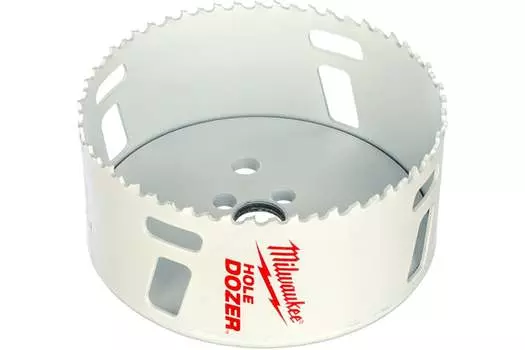 Коронка Milwaukee Hole Dozer 10.5 см, хвостовик: 5/8 дюйма, Bi METALL, нержавеющая сталь; кислостойкая сталь; чугун; дерево; гипсокартон; ПВХ; цветные металлы; алюминий; МДФ; сэндвич-панели (49560217)