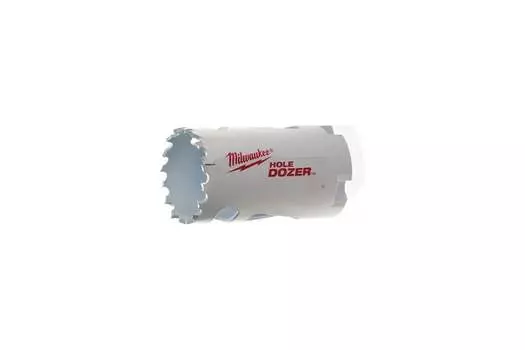 Коронка Milwaukee Hole Dozer 3.2 см, хвостовик: 5/8 дюйма, Bi METALL, нержавеющая сталь; кислостойкая сталь; чугун; дерево; гипсокартон; ПВХ; цветные металлы; алюминий; МДФ; сэндвич-панели (49560062)