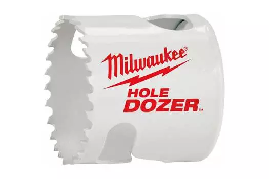 Коронка Milwaukee Hole Dozer 5.1 см, хвостовик: 5/8 дюйма, Bi METALL, нержавеющая сталь; кислостойкая сталь; чугун; дерево; гипсокартон; ПВХ; цветные металлы; алюминий; МДФ; сэндвич-панели (49560117)