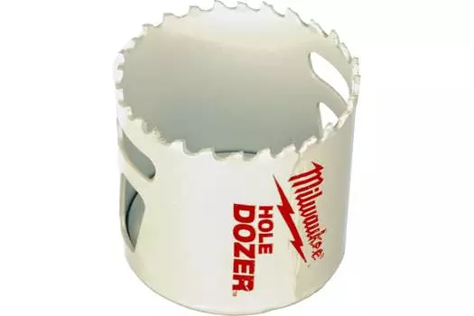 Коронка Milwaukee Hole Dozer 5.2 см, хвостовик: 5/8 дюйма, Bi METALL, нержавеющая сталь; кислостойкая сталь; чугун; дерево; гипсокартон; ПВХ; цветные металлы; алюминий; МДФ; сэндвич-панели (49560122)