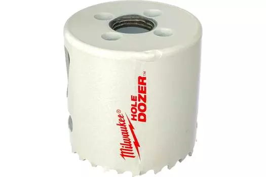 Коронка Milwaukee Hole Dozer 5 см, хвостовик: 5/8 дюйма, Bi METALL, нержавеющая сталь; кислостойкая сталь; чугун; дерево; гипсокартон; ПВХ; цветные металлы; алюминий; МДФ; сэндвич-панели (49560113)