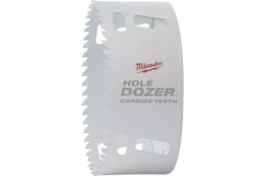 Коронка Milwaukee HOLE DOZER CARBIDE 10.2 см, хвостовик: 5/8 дюйма, Bi METALL, керамическая плитка, чугун, нержавейка, алюминий, сталь, композитные материалы (49560742)