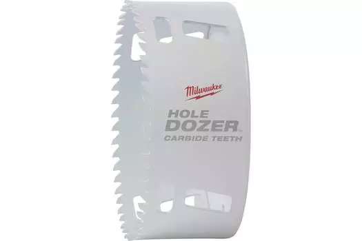 Коронка Milwaukee HOLE DOZER CARBIDE 10.8 см, хвостовик: 5/8 дюйма, Bi METALL, керамическая плитка, чугун, нержавейка, алюминий, сталь, композитные материалы (49560744)