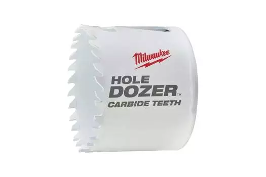 Коронка Milwaukee HOLE DOZER CARBIDE 6 см, хвостовик: 5/8 дюйма, Bi METALL, керамическая плитка, чугун, нержавейка, алюминий, сталь, композитные материалы (49560726)